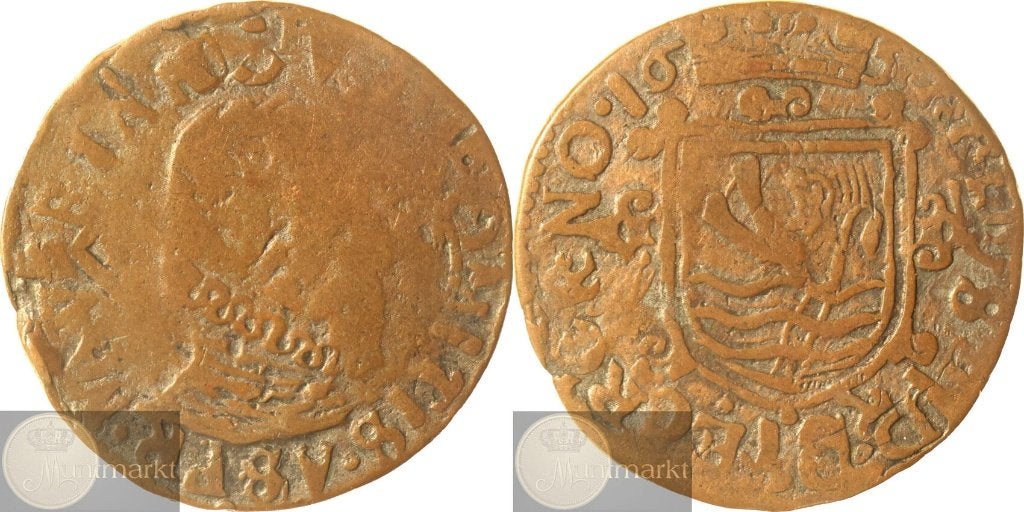 Reckheim - Oord 1657 'Ferdinand' - OVERSLAG, Postzegels en Munten, Munten | Nederland, Ophalen of Verzenden, Vóór koninkrijk, Overige waardes
