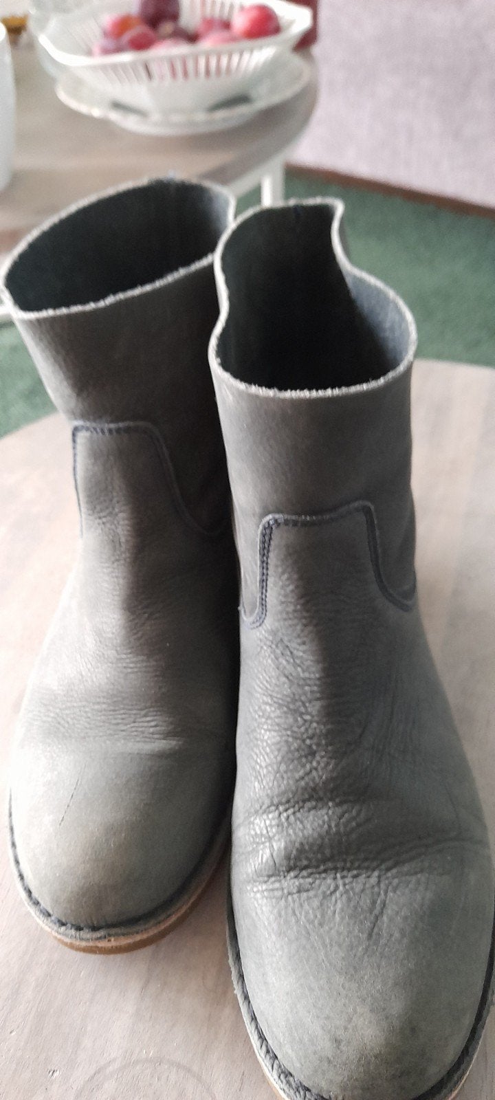 Shabbies laarsjes mt 41 grijs/groen, Kleding | Dames, Schoenen, Ophalen, Shabbies, Lage of Enkellaarzen, Grijs