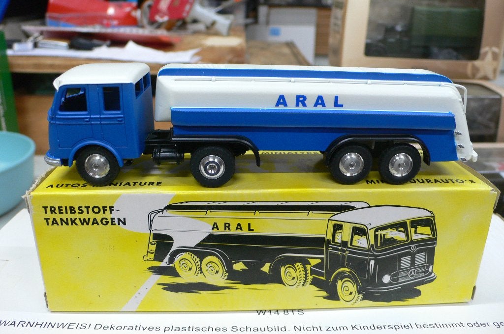 mercedes aral trekker/tankoplegger -marklin replica-!!!!!!!!, Verzenden, Nieuw, Bus of Vrachtwagen
