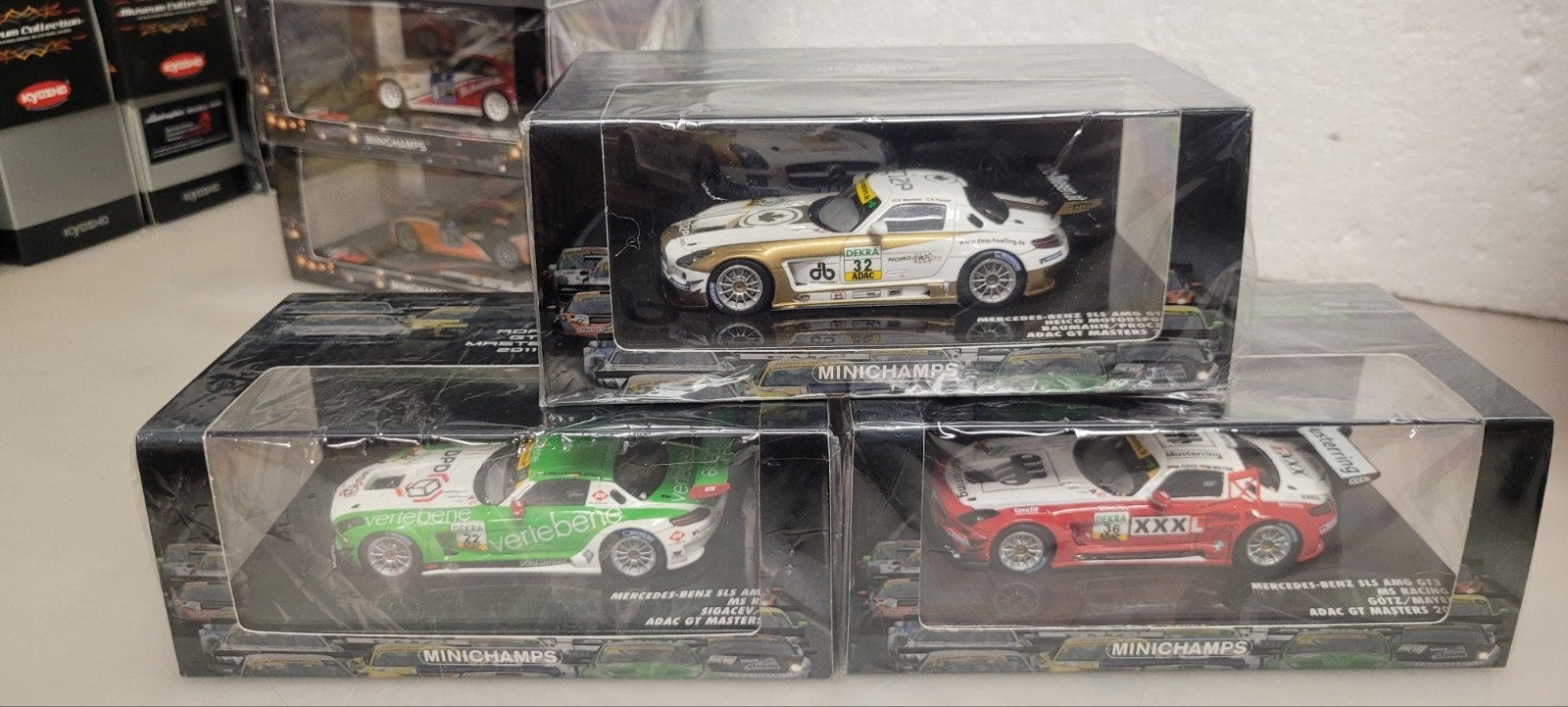 Minichamps Mercedes SLS AMG GT3, Hobby en Vrije tijd, Ophalen of Verzenden, Nieuw, Auto, MiniChamps