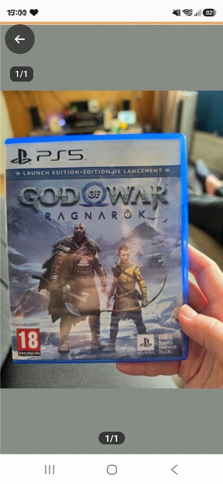 PS5 God of War Ragnarök Launch Edition, Avontuur en Actie, Vanaf 18 jaar, 1 speler, Ophalen of Verzenden