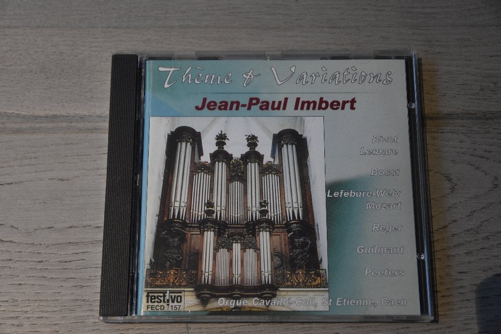 Cd Jean-Paul Imbert Thème & Variations, Ophalen of Verzenden, Classicisme, Zo goed als nieuw, Orkest of Ballet