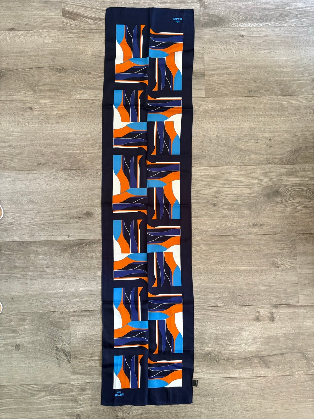 Vintage KLM sjaal - Uniek design, Ophalen, Gebruikt, Overige typen