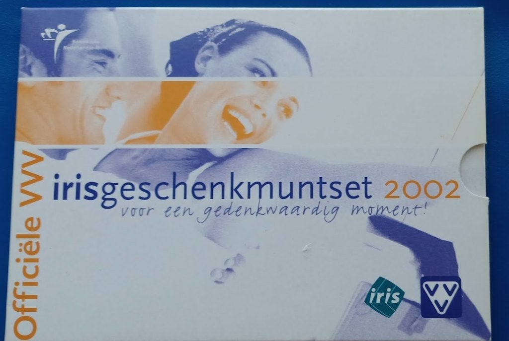 VVV-Iris geschenkmuntset - 2002, Postzegels en Munten, Ophalen of Verzenden, Koningin Beatrix, Euro's