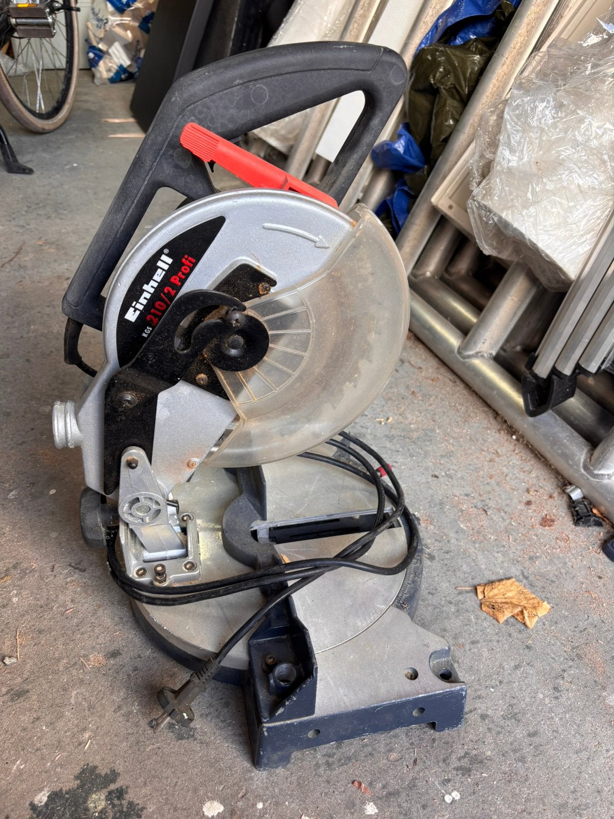 Einhell kgs 210/2 Profi, Ophalen, Zo goed als nieuw, Afkortzaag, 30 tot 70 mm