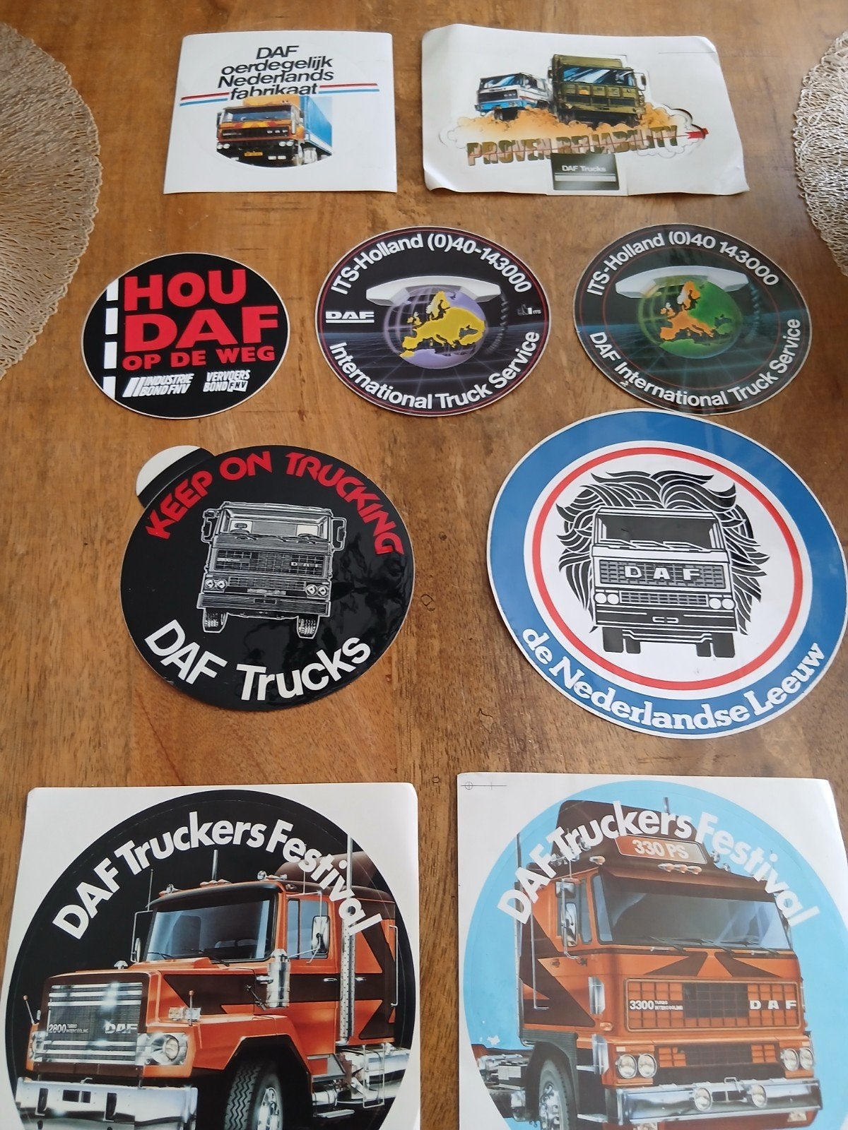 daf auto stickers vintage 2, Ophalen of Verzenden, Zo goed als nieuw