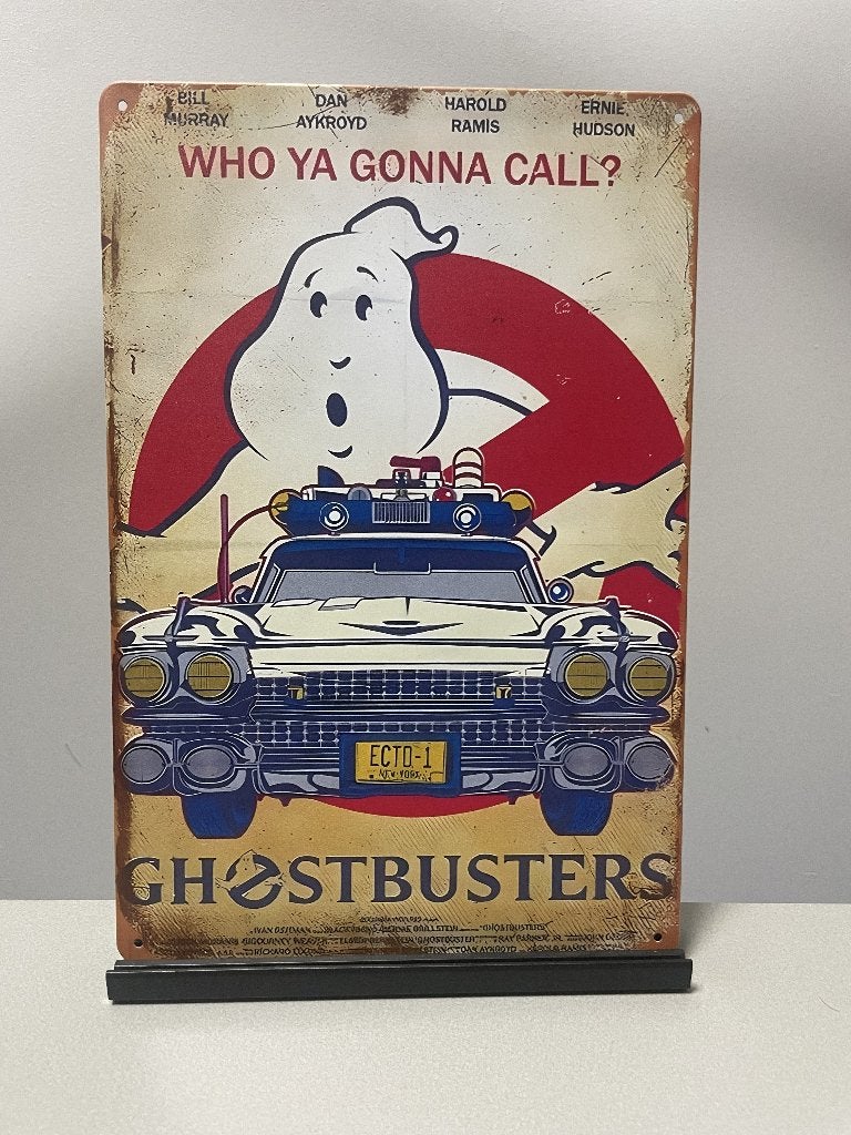 Ghostbusters wandbord (Old Look), Www.pand50.nl, Poster, Nieuw, Ophalen of Verzenden