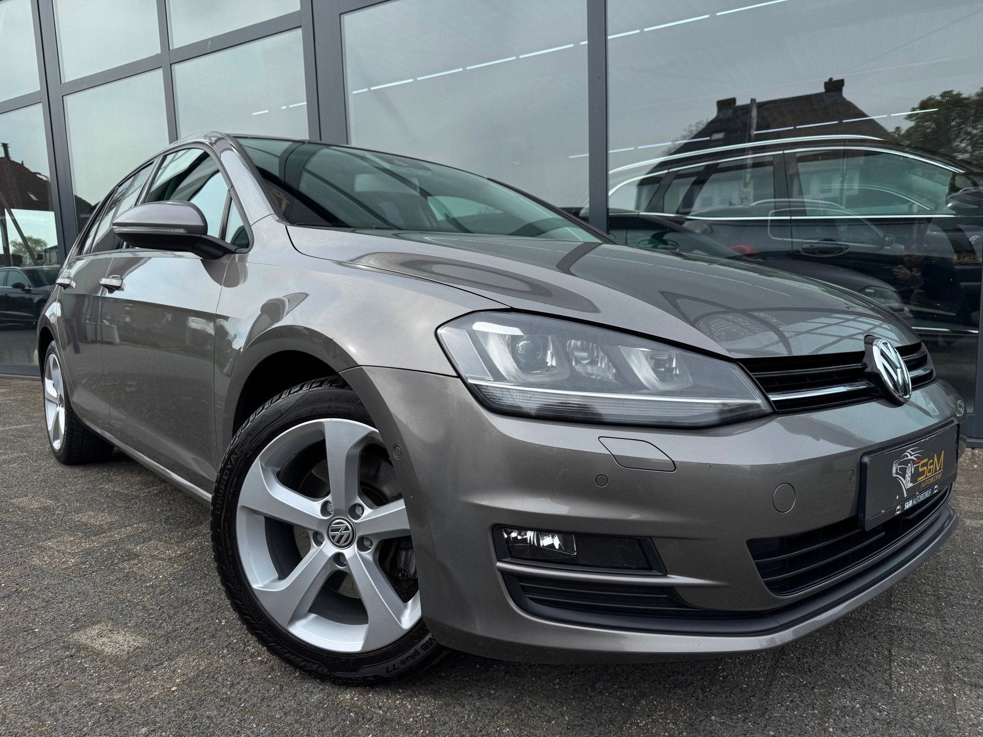 Volkswagen Golf 1.4 TSI ACT Highline, Gebruikt, Zwart, 4 cilinders, Leder en Stof