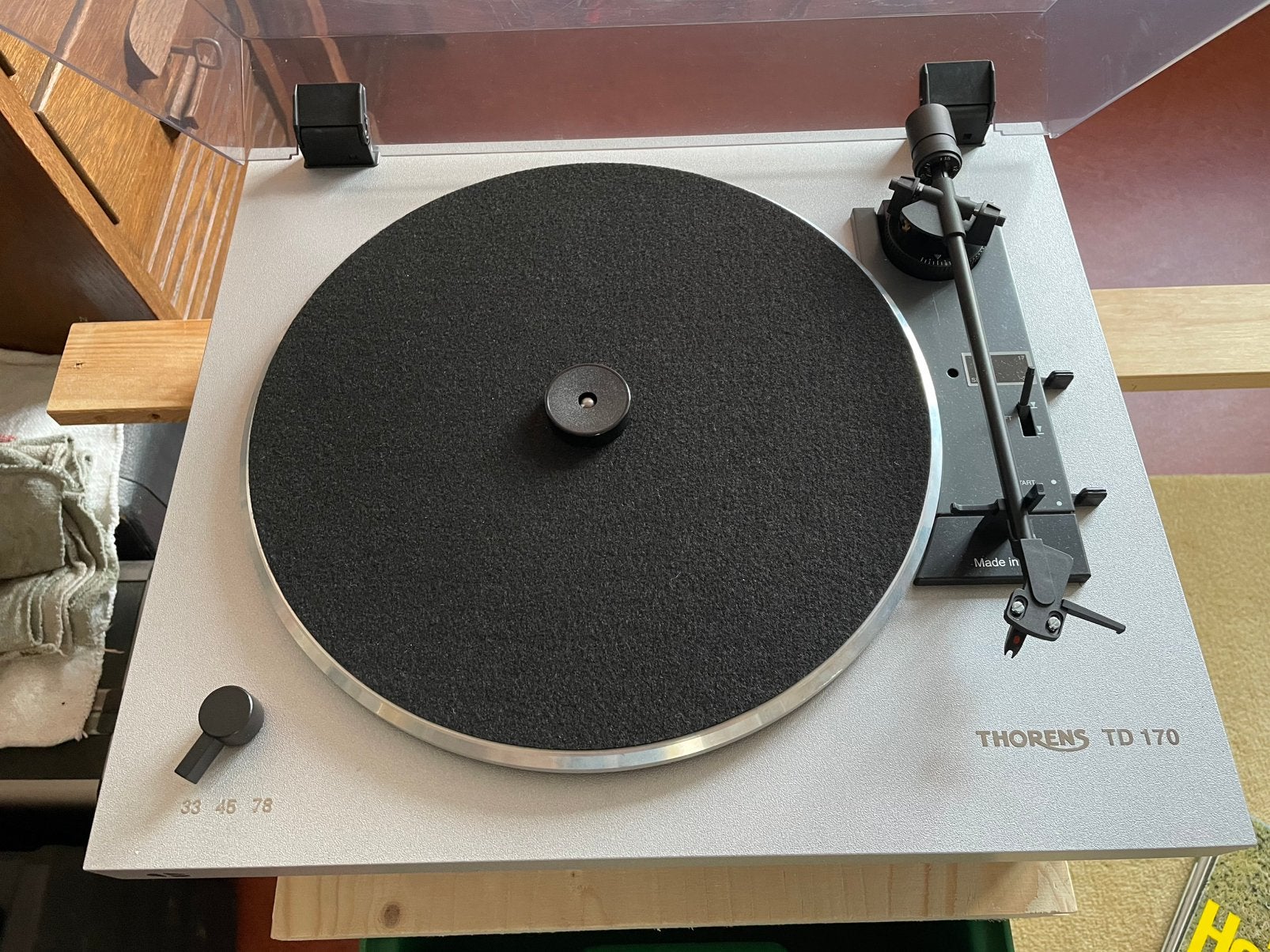 Thorens TD 170 1 Platenspeler - Zo goed als nieuw, Audio, Tv en Foto, Automatisch, Thorens, Ophalen of Verzenden, Zo goed als nieuw