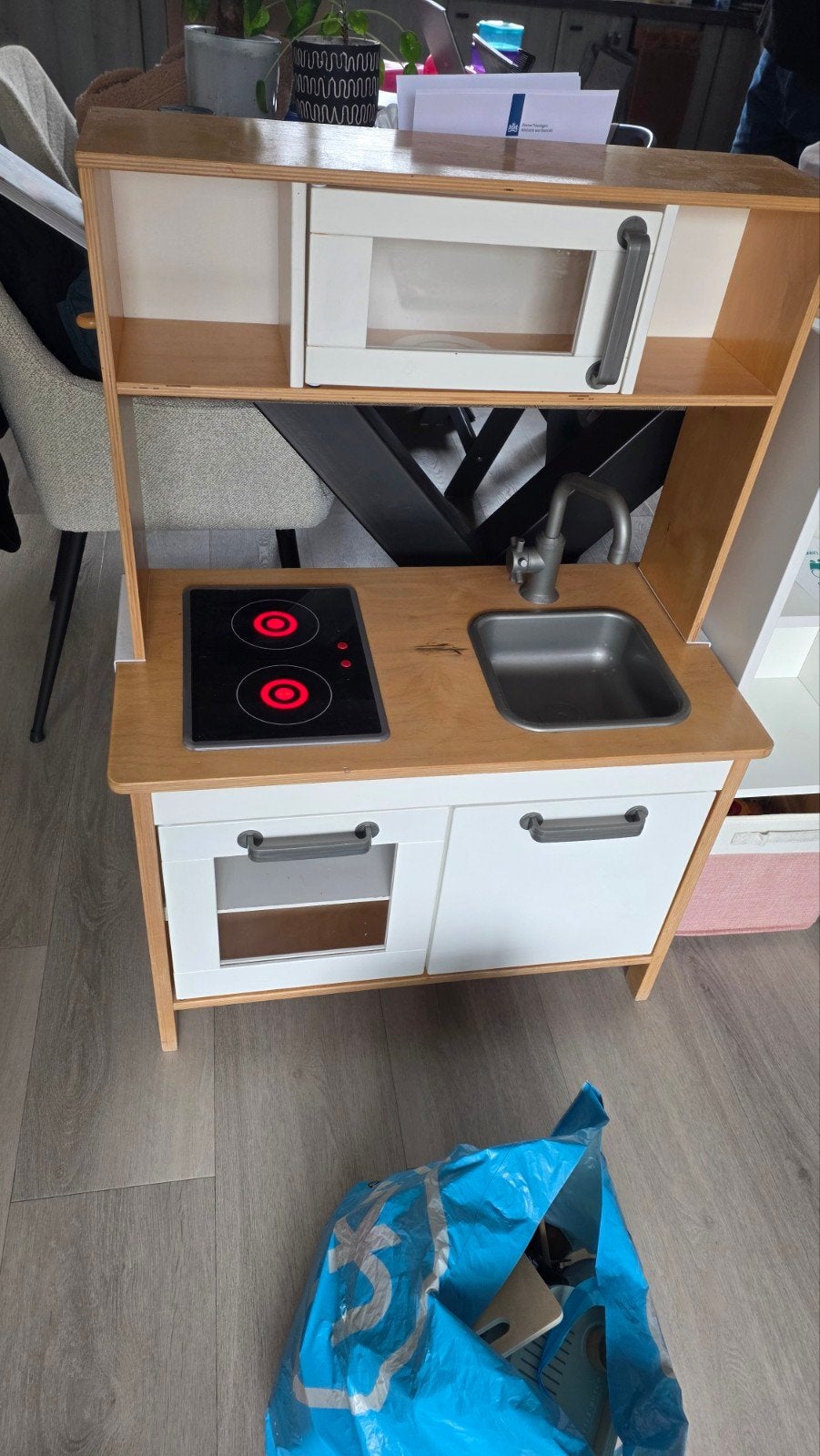 IKEA Speelkeuken met accessoires, Ophalen, Gebruikt, Hout, Speelkeuken