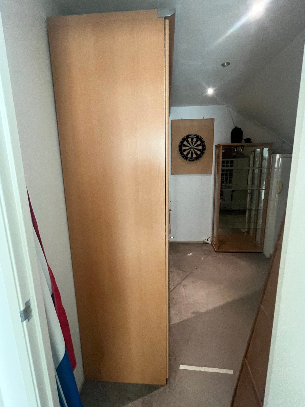 Grote kledingkast met spiegeldeuren en veel opbergruimte, Ophalen, Gebruikt, 200 cm of meer, 150 tot 200 cm