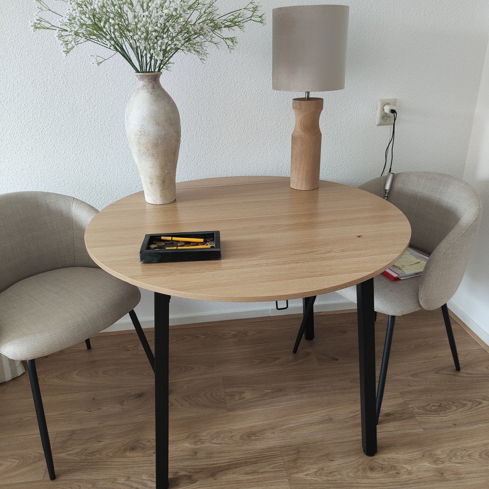 Tafel * nieuw* gratis - let op beschadigd, Ophalen, Rond