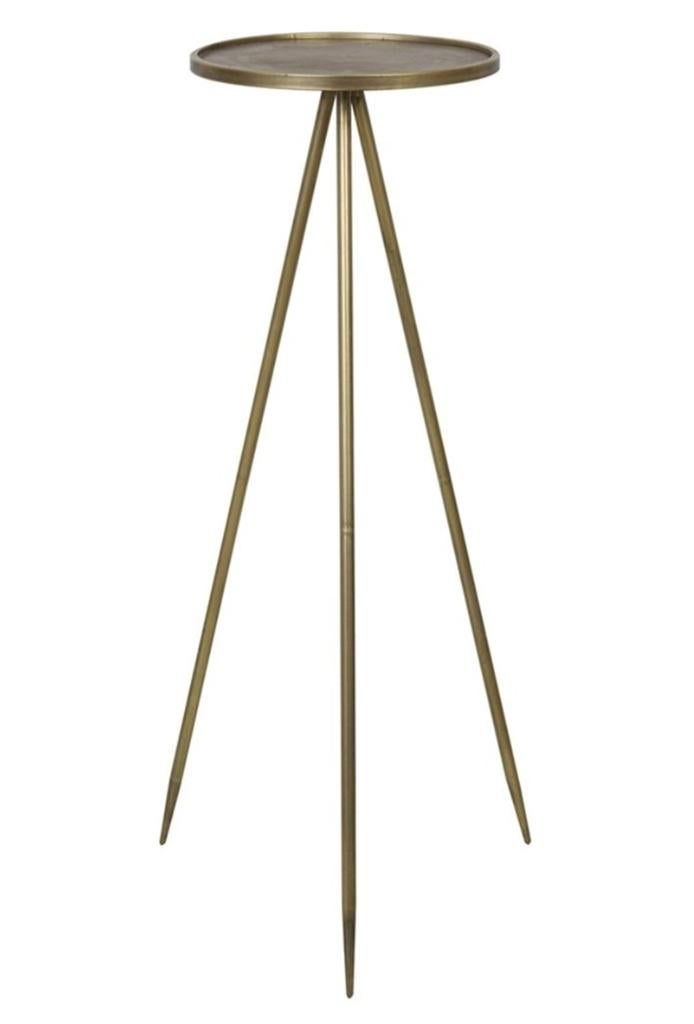 Stijlvolle plantenzuil bijzettafeltje goud, Huis en Inrichting, Woonaccessoires | Zuilen en Pilaren, Ophalen, Nieuw
