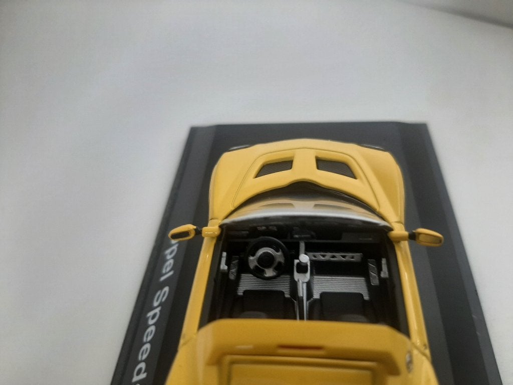 Opel speedster geel Opel collection 1:43, Ophalen of Verzenden, Nieuw, Auto, Overige merken