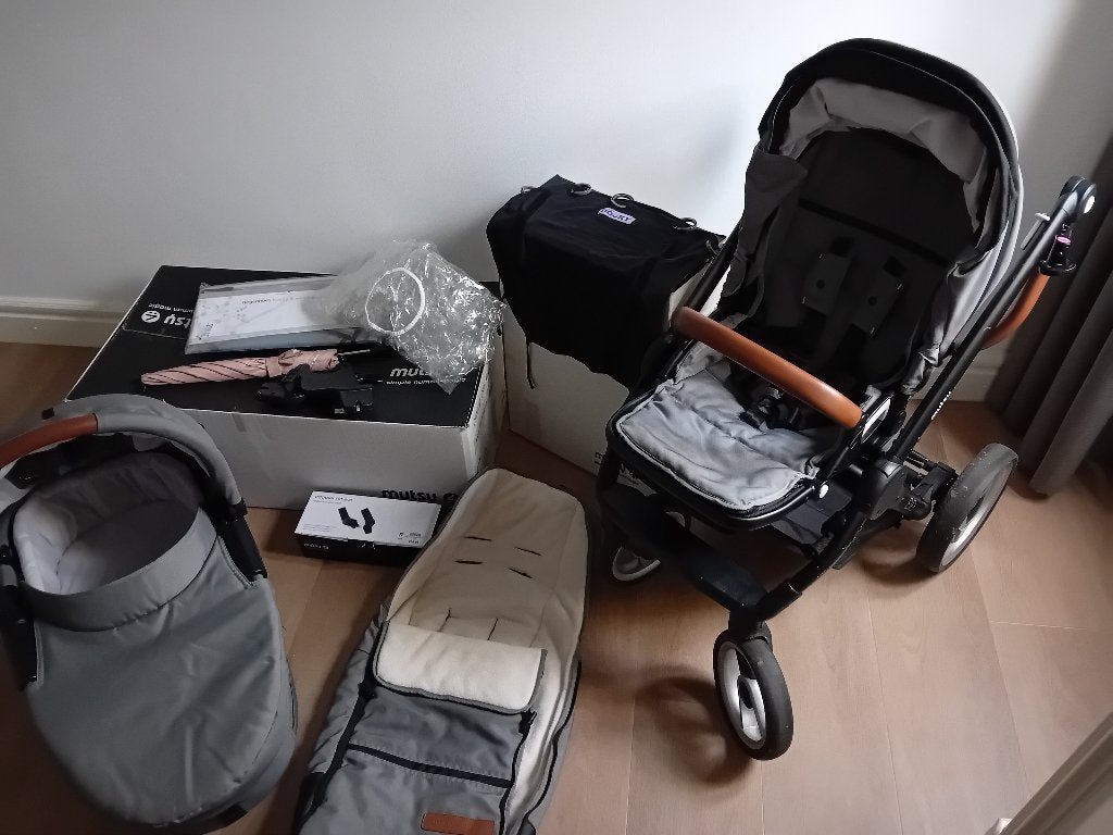 Mutsy Evo 3 in 1 Kinderwagen, Ophalen, Combiwagen, Mutsy, Gebruikt