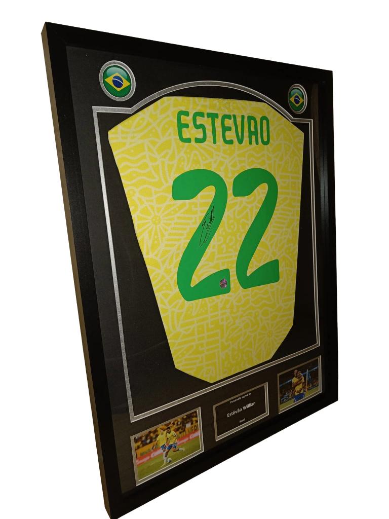 Gesigneerd shirt Estevao - Brazilië - COA, Verzenden, Nieuw, Buitenlandse clubs, Shirt