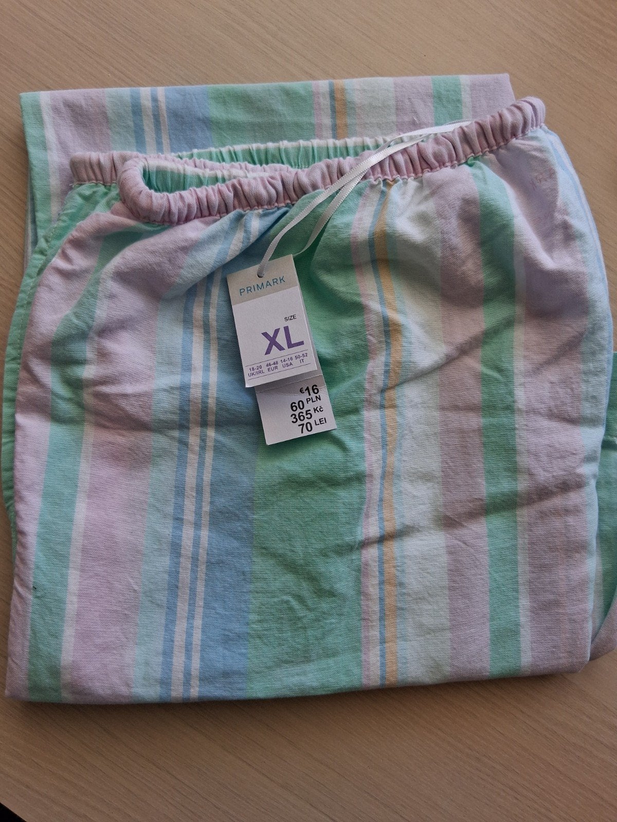 Nieuwe gestreepte pyjamabroek Primark, maat XL, Kleding | Dames, Pyjama's, Primark, Ophalen of Verzenden, Nieuw, Maat 46/48 (XL) of groter