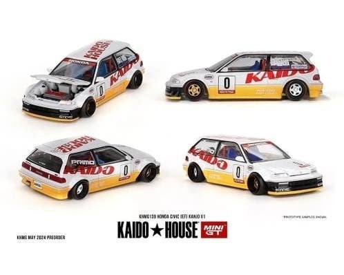 Kaido House x Mini GT Honda Civic (EF) Kanjo V1 #139 1/64, 16700 Gale Ave. City of Industry, CA 91745 USA, KaidoHouse, Auto, Nieuw