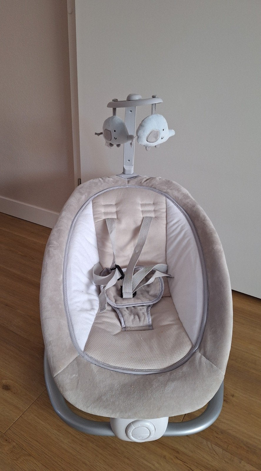 Bo Jungle B-Rocker Moby wipstoel in de kleur beige, Kinderen en Baby's, Wipstoeltjes, Ophalen, Zo goed als nieuw, Verstelbaar
