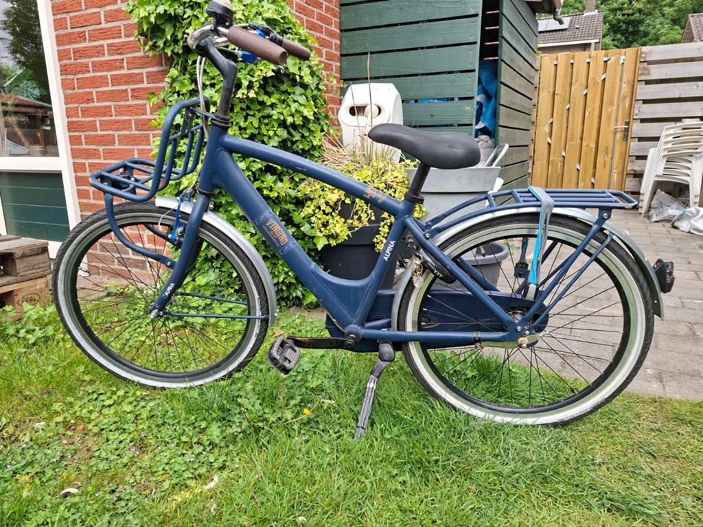 Alpina jongensfiets 24 inch, Ophalen, Gebruikt, 24 inch, Handrem