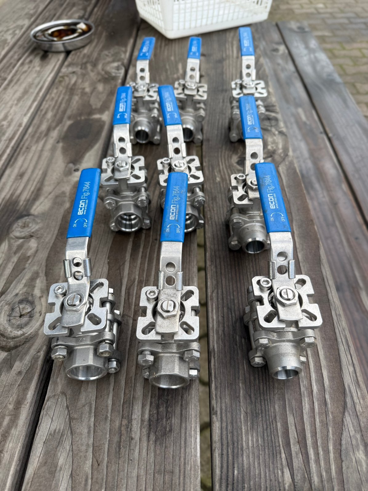 Nieuwe ECON RVS 316 kogelkranen 3/4” – 1000 PSI, Ophalen, Overige typen, Nieuw, Rvs