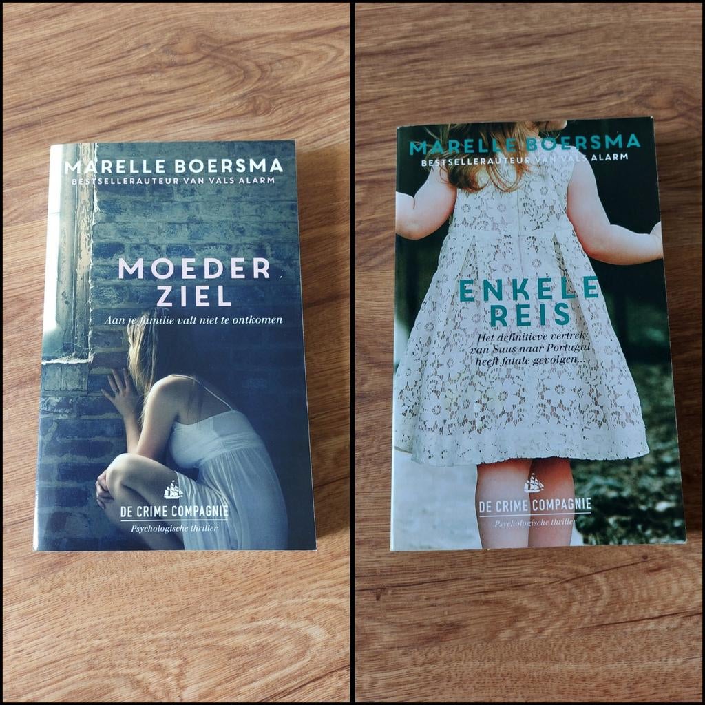 Thrillers • Marelle Boersma • o.a. Moederziel, Ophalen of Verzenden, Zo goed als nieuw, Marelle Boersma