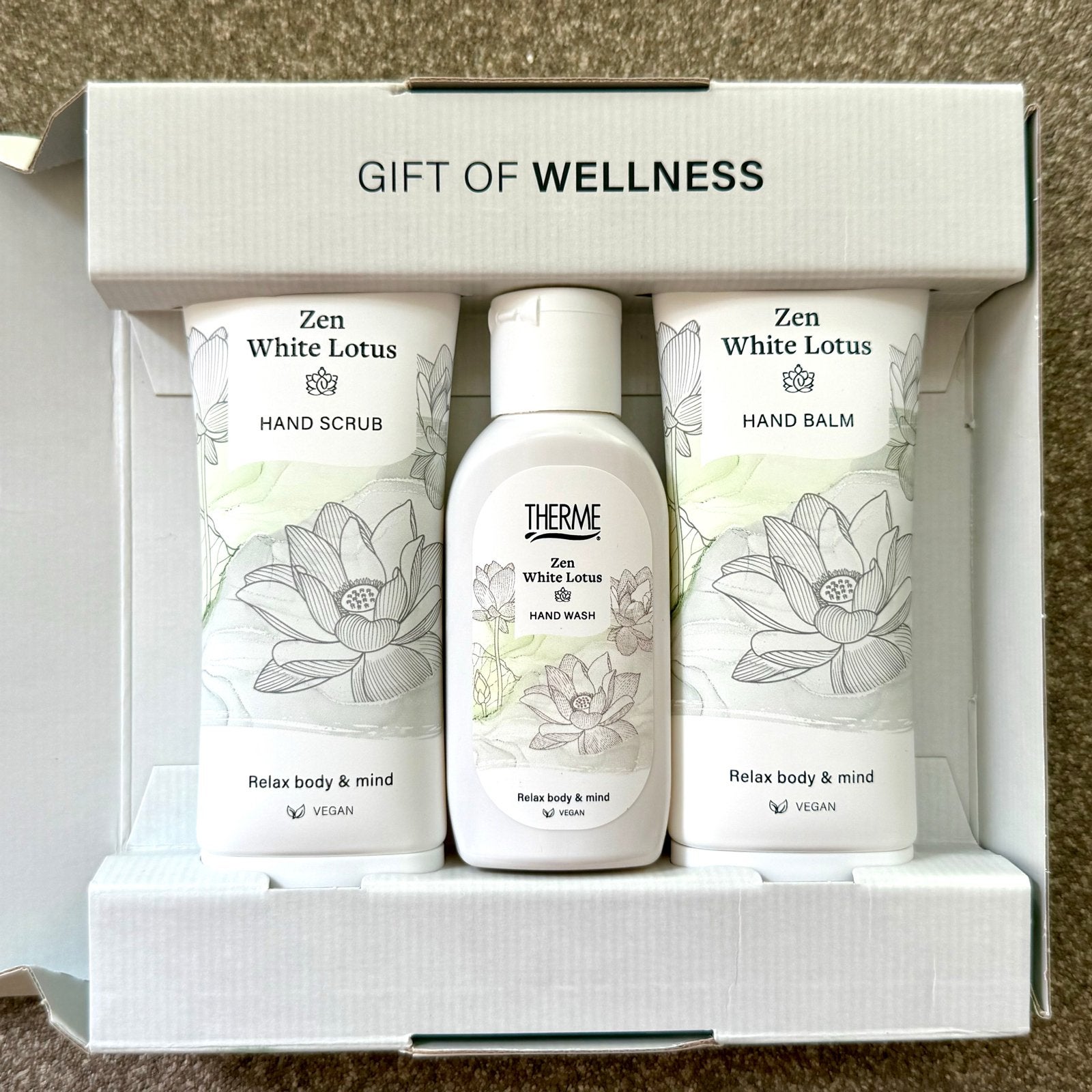 Therme Zen White Lotus Giftset - Handverzorging, Sieraden, Tassen en Uiterlijk, Ophalen of Verzenden, Nieuw, Overige typen