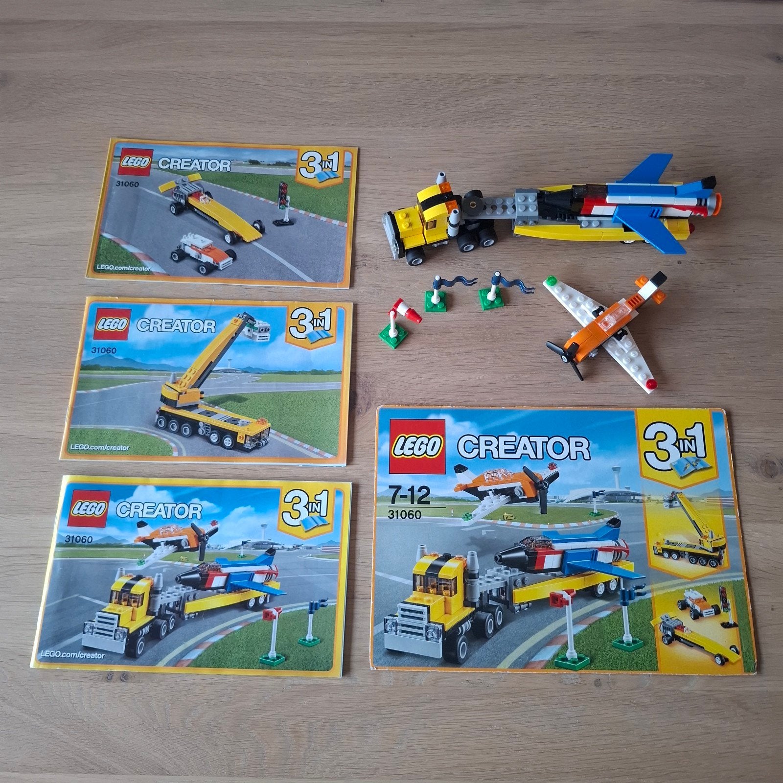 31060 Lego Creator Raket en Vliegtuig 3 in 1, Lego, Compleet, Ophalen of Verzenden, Zo goed als nieuw
