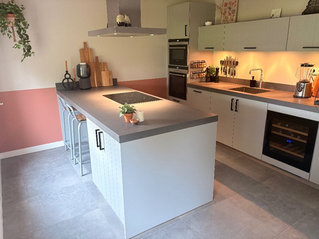 Prachtige complete Tieleman keuken, Ophalen, Overige typen, Zo goed als nieuw, Met kookeiland