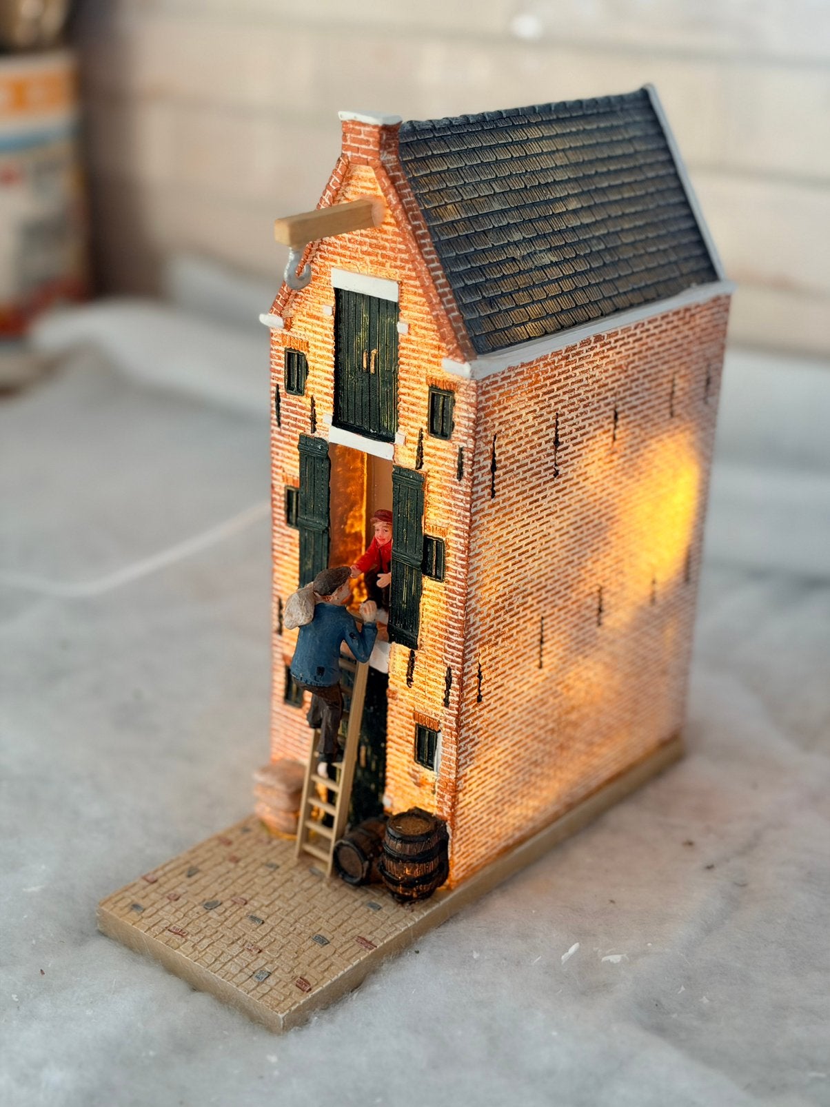 Intratuin Holland kersthuisje pakhuis, Ophalen of Verzenden, Nieuw