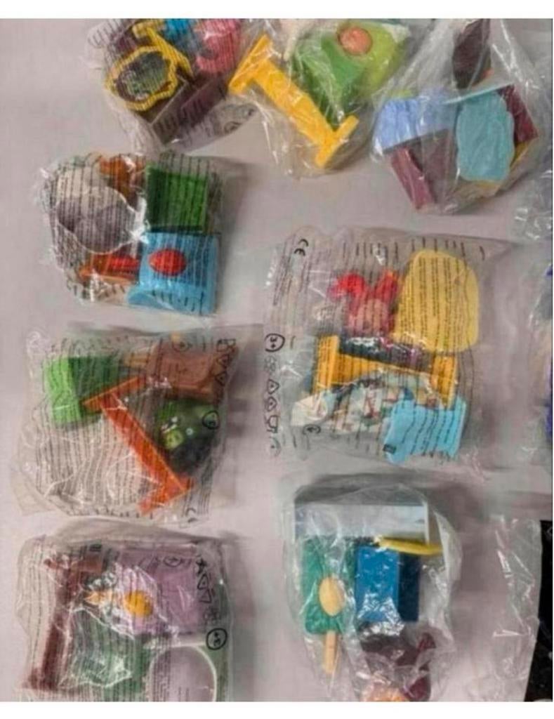 11x Vintage Happy meal McDonalds - speeltjes Angry Birds, Verzamelen, Nieuw, Ophalen of Verzenden, H, H