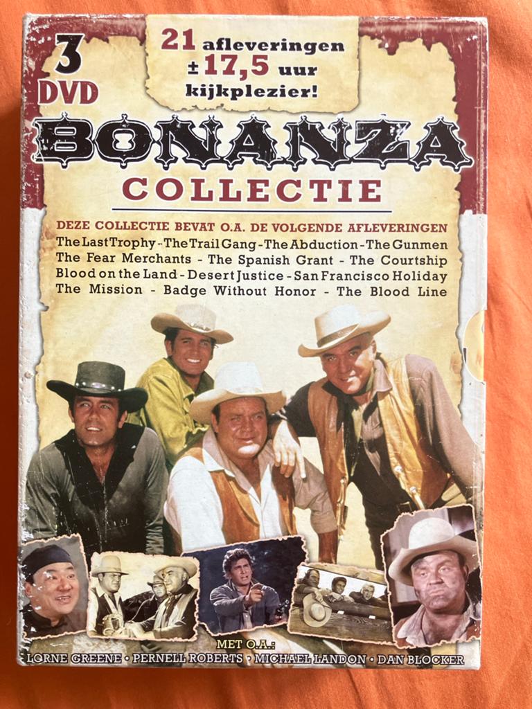 Bonanza Collectie - 3 DVD Boxset - 21 Afleveringen, Alle leeftijden, Ophalen of Verzenden, Zo goed als nieuw