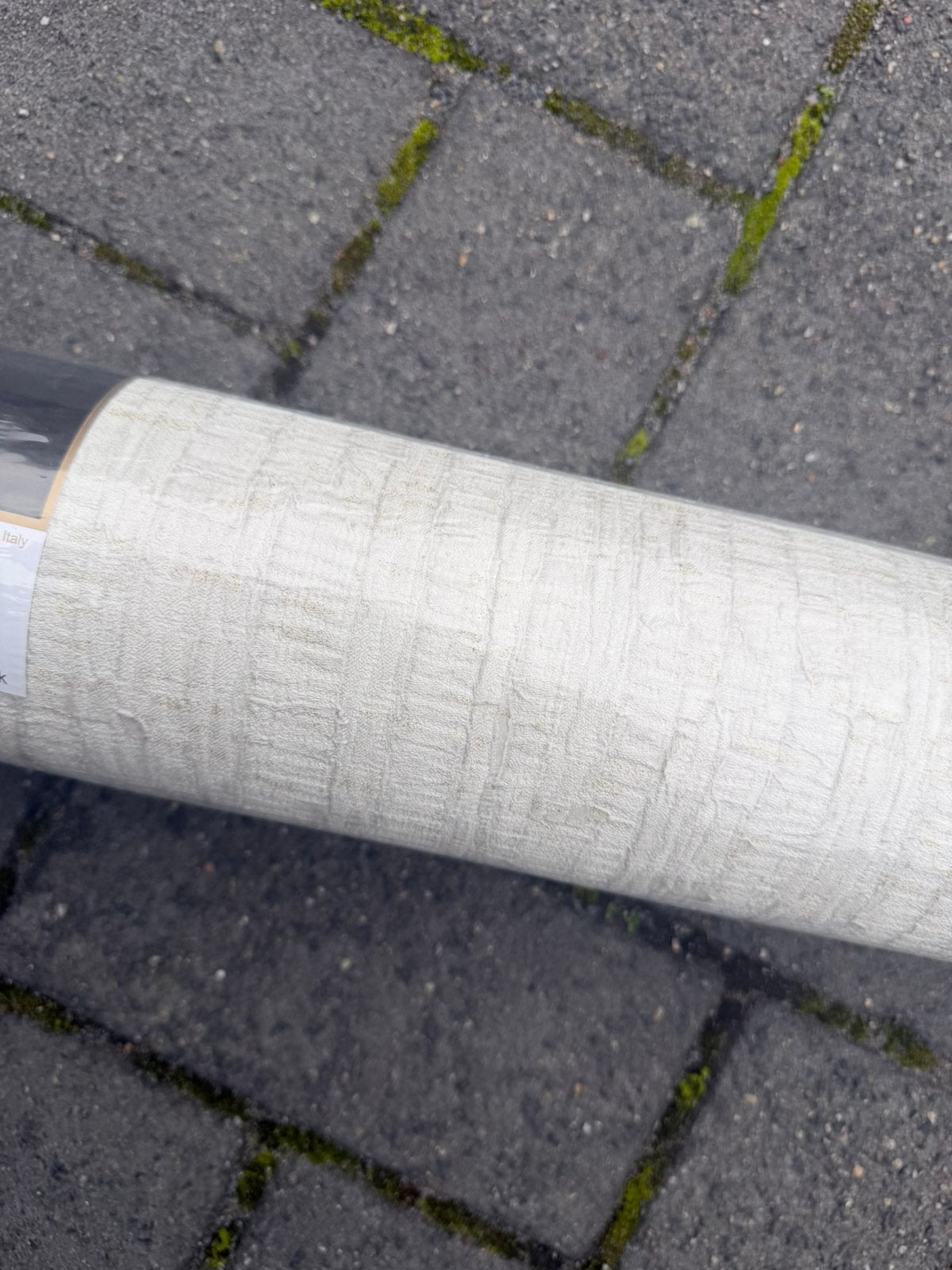 Opus.Ornella Bark Texture Grey Behang (35273) - NIEUW, Huis en Inrichting, Ophalen of Verzenden, Grijs
