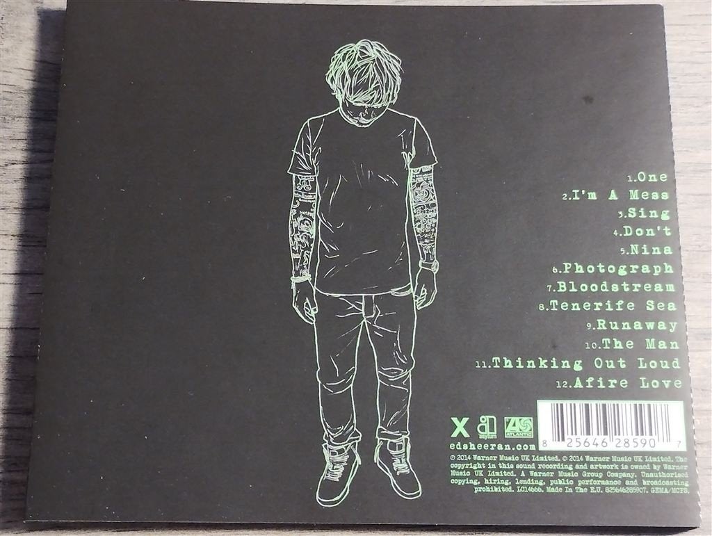 Ed Sheeran - X, Ophalen of Verzenden, Zo goed als nieuw