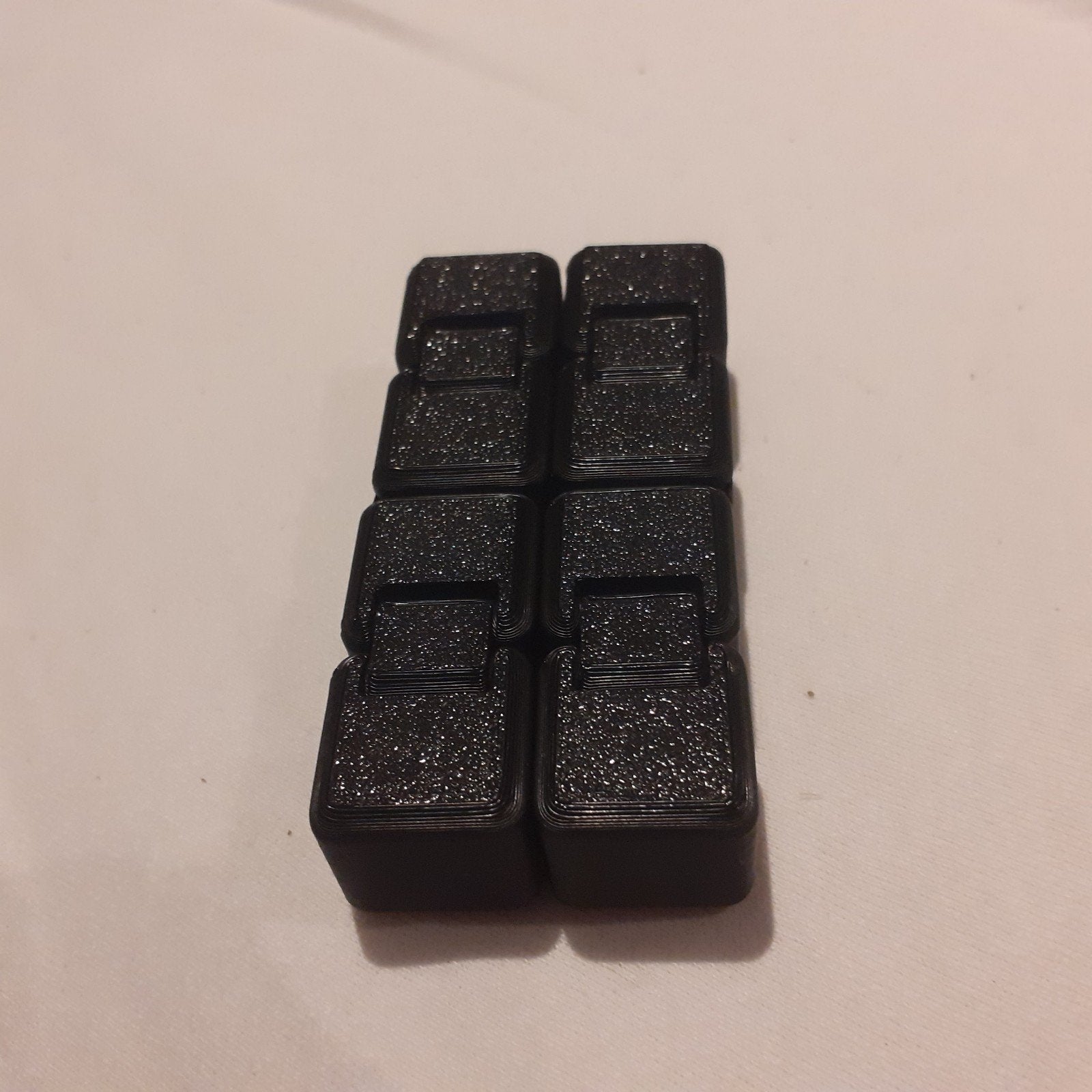 3D Geprinte Infinity Cube - Zwart Fidget toy, Ophalen of Verzenden, Nieuw, Jongen of Meisje