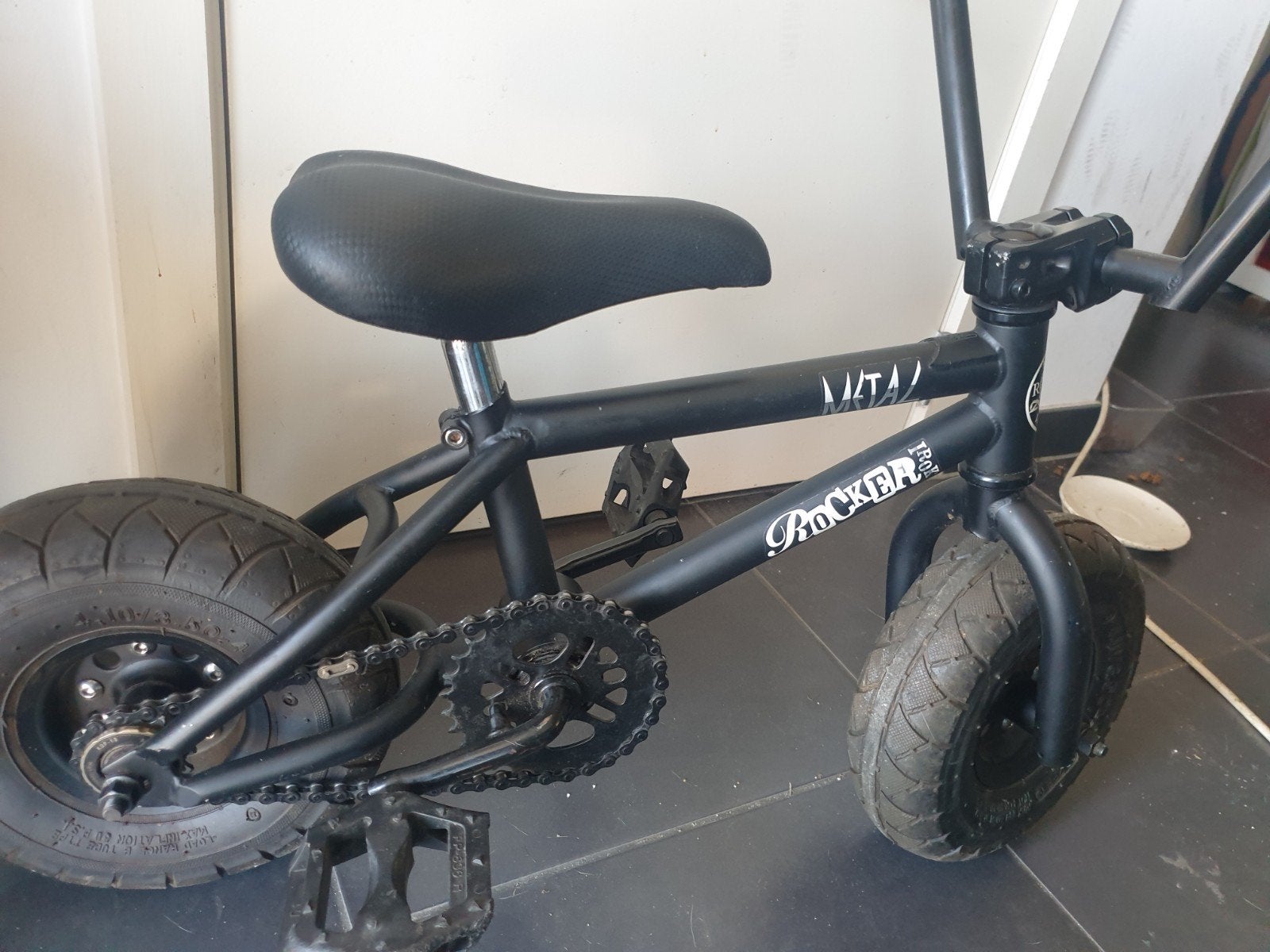 Rocker Irok Mini BMX - Zwart, Fietsen en Brommers, Fietsen | Crossfietsen en BMX, Gebruikt, Minder dan 16 inch, Staal, Voetsteunen