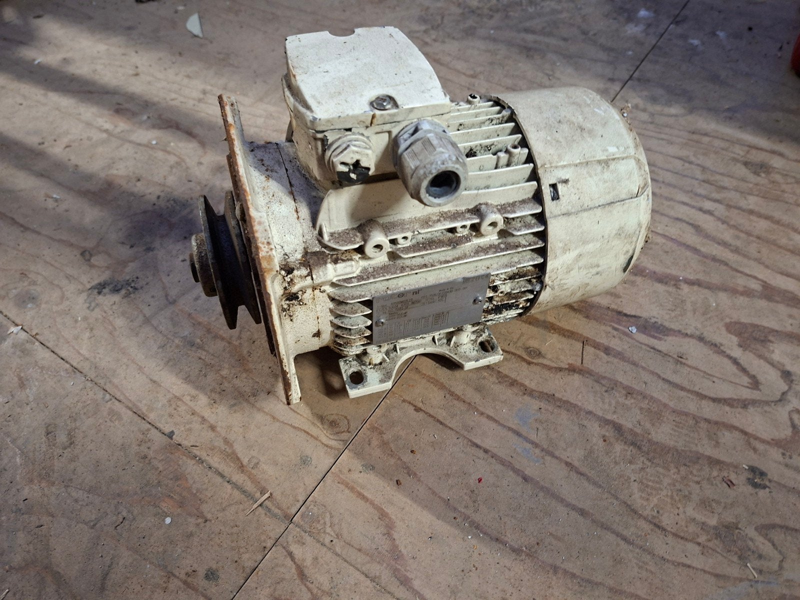 elektromotor 230/400V 1,1KW, Ophalen, Gebruikt, Elektromotor, 1800 rpm of meer