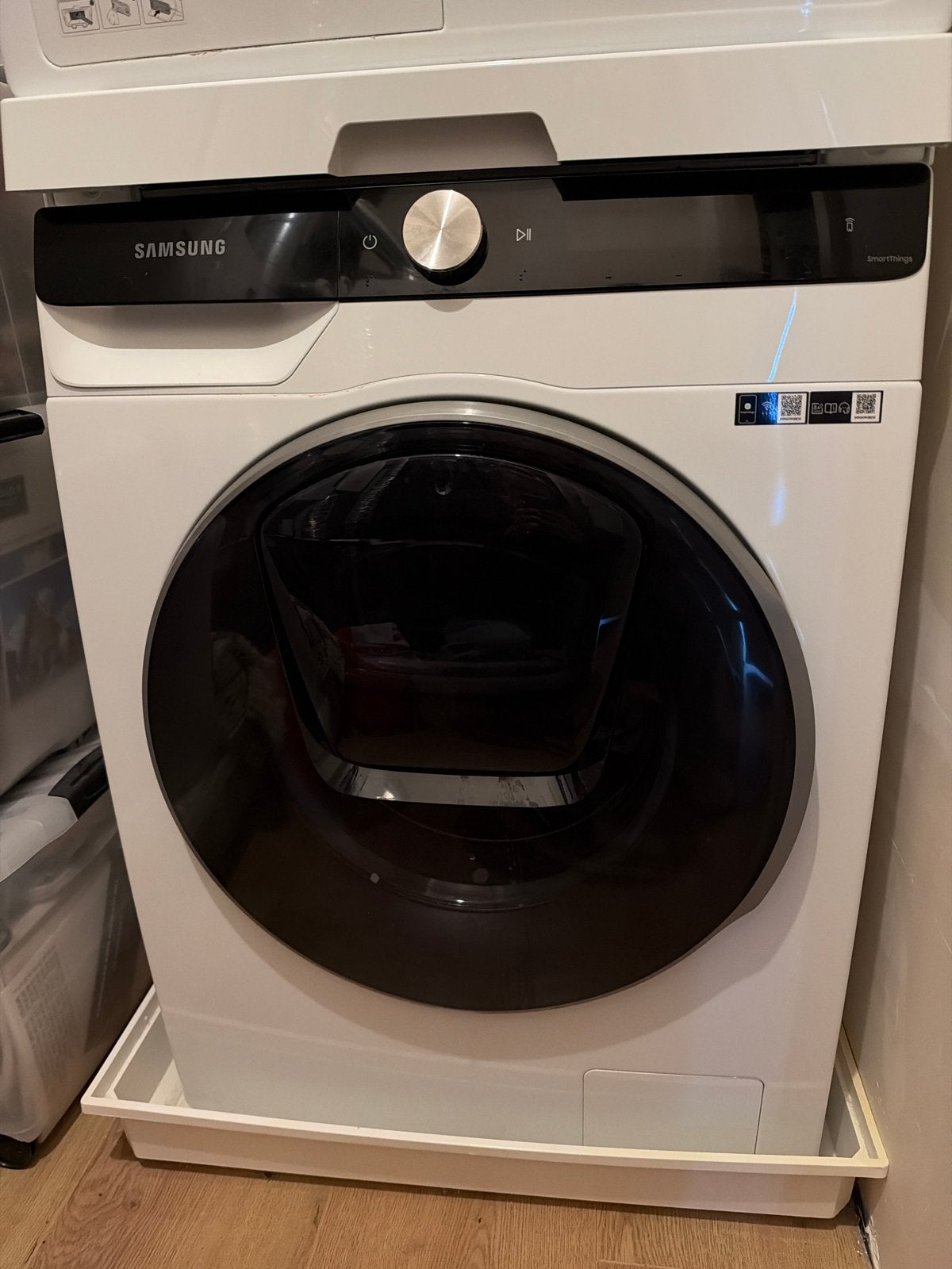 Deels defecte Samsung Wasmachine 1600 toeren, 8 kg inhoud, Witgoed en Apparatuur, Ophalen, 6 tot 8 kg, 1600 toeren of meer, Niet werkend