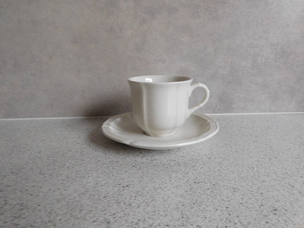 Kop 150 ml. en schotel Manoir Villeroy & Boch, Villeroy & Boch, Ophalen of Verzenden, Zo goed als nieuw, Overige stijlen