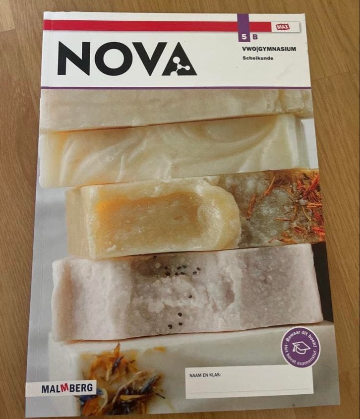 NOVA Scheikunde 5B VWO/Gymnasium Malmberg, Boeken, Schoolboeken, Ophalen of Verzenden, Nieuw, VWO, Scheikunde