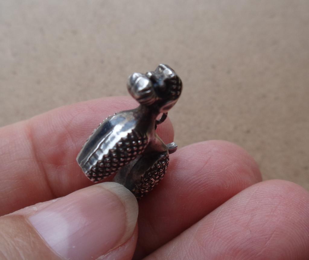 zilveren vintage bedel poedel [912], Sieraden, Tassen en Uiterlijk, Overige merken, Verzenden, Zo goed als nieuw, 1 bedel
