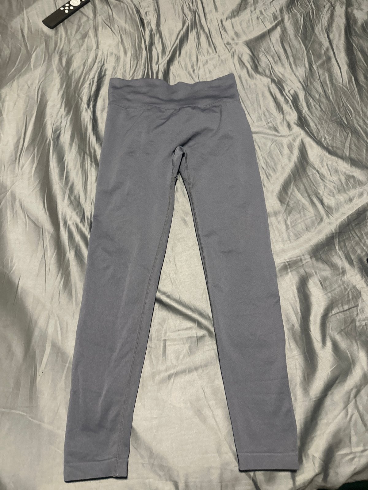 Comfortabele grijze legging - Maat M, Maat 40/42 (M), Grijs, Gedragen, Legging
