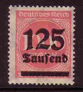 Rijk 1923 291 Cijfer 125Tausend op 1.000m, Postfris, Ophalen of Verzenden, Overige periodes, Postfris