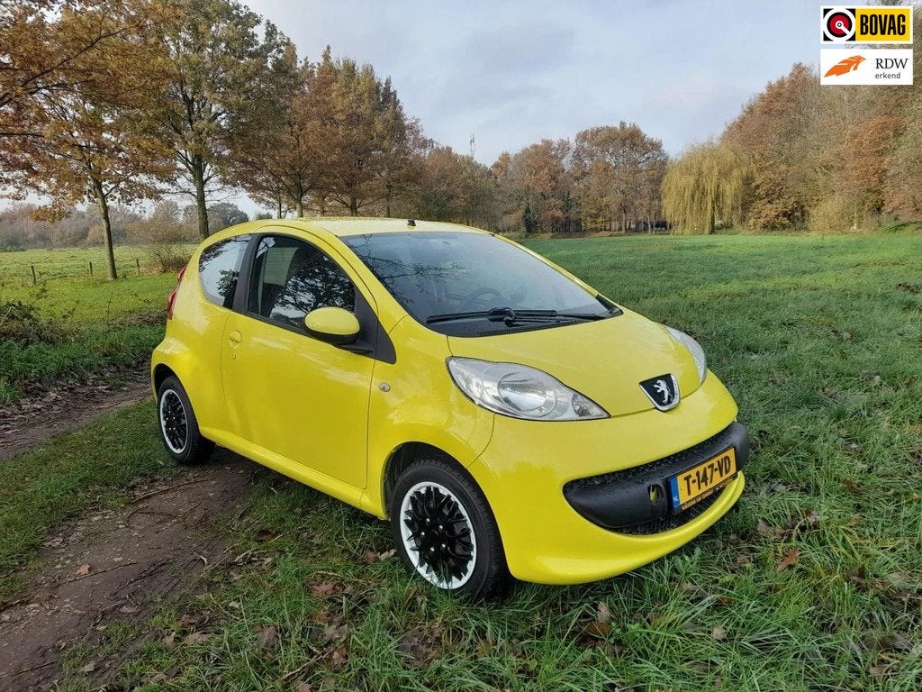 Peugeot 107 Xs, Auto's, Stof, Gebruikt, Zwart, 68 pk