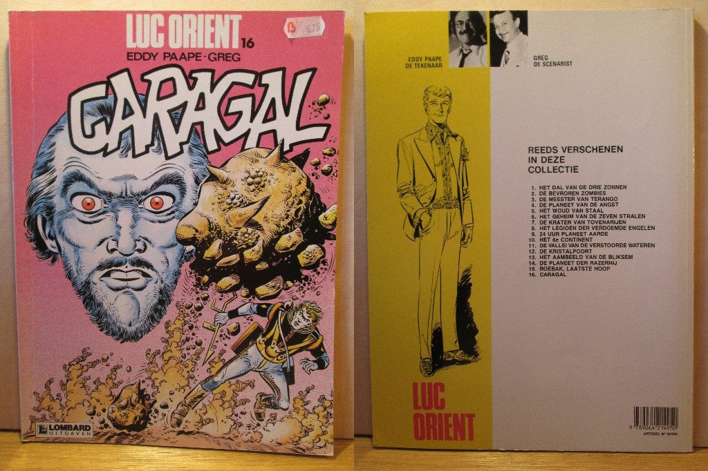 Luc Orient 16 - Caragal (SC), Boeken, Eén stripboek, Ophalen of Verzenden, Gelezen, Eddy Paape - Greg