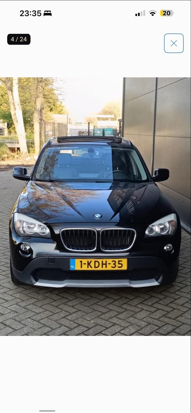 BMW X1 2.0 Sdrive 18I 2010 Zwart, Ophalen