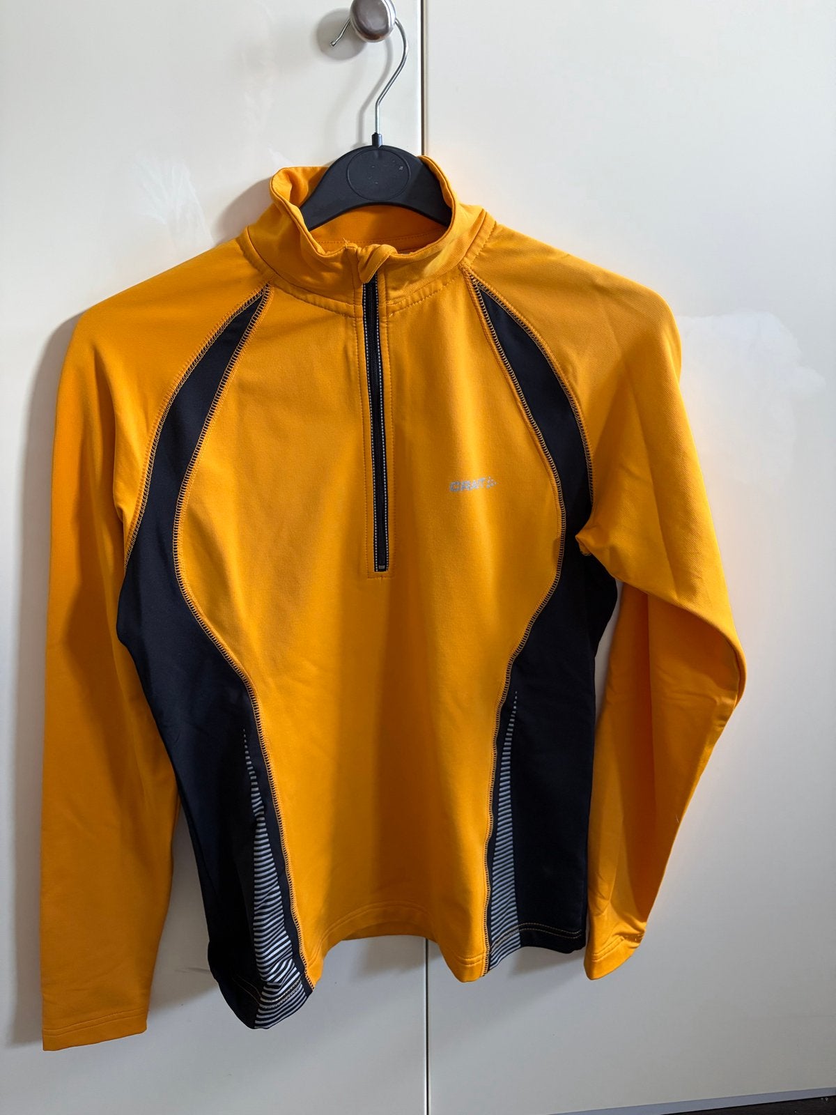 Craft sportshirt maat 36 (S) - Oranje/Zwart, Kleding | Dames, Sportkleding, Oranje, Ophalen of Verzenden, Hardlopen of Fietsen