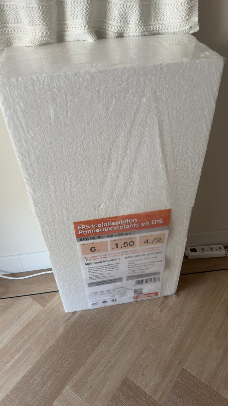Isolatieplaten nieuw in verpakking, Ophalen, 50 tot 150 cm, Nieuw, 10 m² of meer