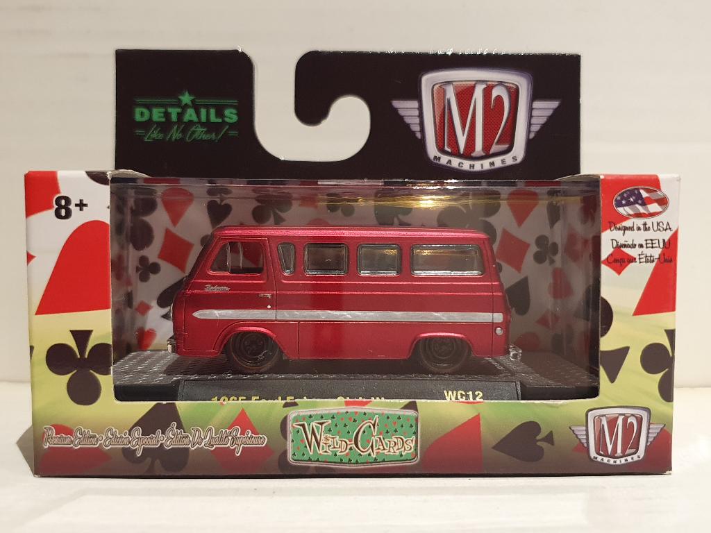 M2 machines 1/64 1965 Ford Falcon Club Wagon, Ophalen of Verzenden, Zo goed als nieuw, Auto