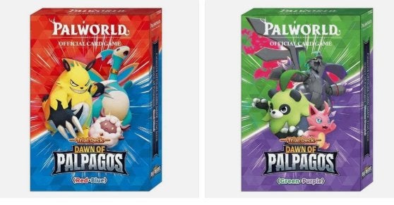 Palworld Dawn of Palpagos Red Blue and Green Purple sealed, Ophalen of Verzenden, Nieuw, Booster, Foil